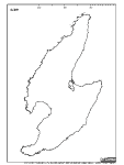 佐渡島の白地図1