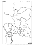 岐阜県の白地図3