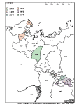 京都府の白地図1