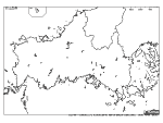山口県の白地図4
