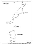 伊平屋島の白地図