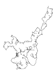 石垣島の白地図2