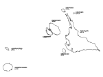 宮古島列島の白地図1