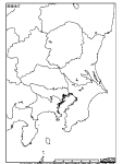関東地方の白地図2