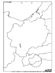 札幌市の白地図3