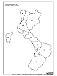 合併以前の檜山支庁の白地図2