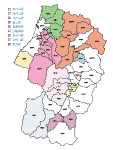 合併以前の山形県の白地図1