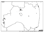 合併以前の福島県の白地図4