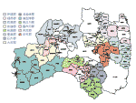 合併以前の福島県の白地図1