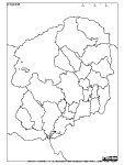 栃木県の白地図3
