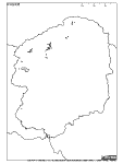 栃木県の白地図4