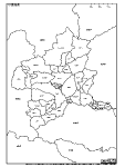 群馬県の白地図2