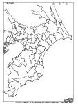 千葉県の白地図6