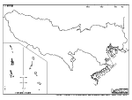 東京都の都境界の白地図画像