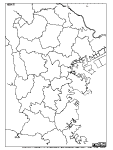 横浜市の白地図4