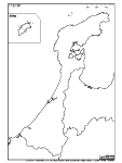 石川県の白地図4