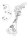 合併以前の石川県の白地図2