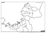 福井県の白地図3
