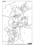 長野県の白地図2