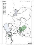 岐阜県の白地図1