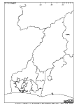 浜松市の白地図2