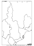 静岡市の白地図2