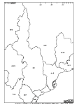 静岡市の白地図1