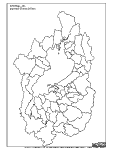 合併以前の滋賀県の白地図3