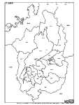 滋賀県の白地図2