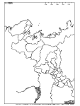 京都府の白地図6