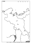 京都府の白地図4