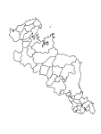 合併以前の京都府の白地図3