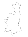 合併以前の京都市の白地図3
