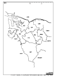 堺市の政令区境の白地図1