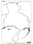 兵庫県の白地図4