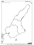淡路島の白地図3