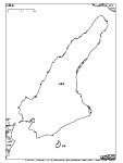 淡路島の白地図1