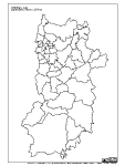 合併以前の奈良県の白地図3