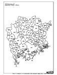 合併以前の岡山県の白地図2