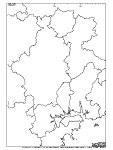 岡山市の白地図2