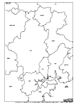 岡山市の白地図1