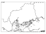 広島県の白地図4