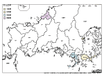 山口県の白地図1