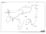 小豆島の白地図1