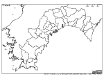 高知県の白地図3