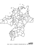 合併以前の福岡県白地図3