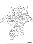 合併以前の福岡県白地図5