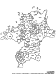 合併以前の福岡県白地図2