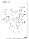 福岡市の白地図1