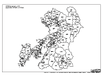 合併以前の熊本県の白地図2